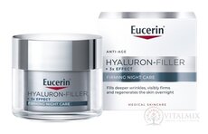 Eucerin HYALURON-FILLER+3xEFFECT Noční krém vyplňující, anti-age, dóza 1x50 ml