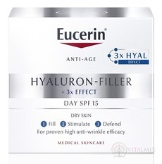 Eucerin HYALURON-FILLER denní krém proti vráskám intenzivní vyplňující krém pro suchou pleť 1x50 ml