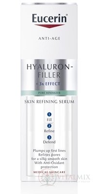 Eucerin HYALURON-FILLER Skin Refiner SERUM anti-age, zjemňující pleťové sérum 1x30 ml