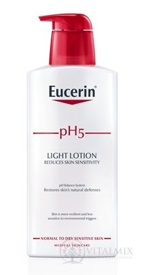Eucerin pH5 Tělové mléko - lehká textura pro citlivou pokožku 1x400 ml