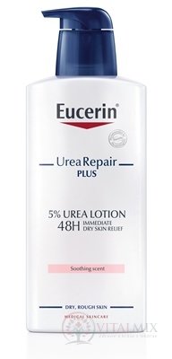 Eucerin UreaRepair PLUS Tělové mléko 5% urea parfémované, 48 h účinek 1x400 ml