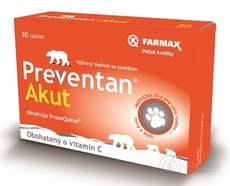 Farmax Preventan Akut obohacen o vitamín C tbl 1x30 ks