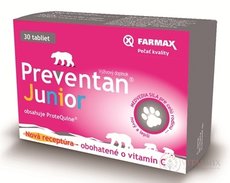 Farmax Preventan Junior + vitamín C tbl 1x30 ks