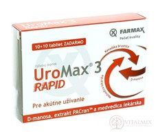 Farmax UroMax 3 Rapid tbl 10 + 10 ZDARMA, 1x20 ks