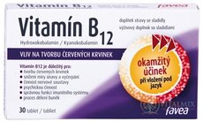 FAVEA VITAMÍN B-12 tbl 1x30 ks