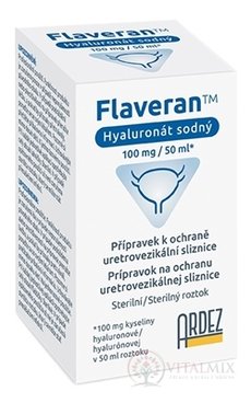 Flaveran roztok hyaluronátu sodného na uretrovezikálne podání 1x50 ml