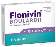 Flonivin BOULARDII cps (Saccharomyces boulardii + vitamín D3 + zinek) 1x10 ks