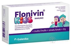 Flonivin KIDS IMMUNO prášek (prospěšné bakterie + inulin + zinek + D3) sáčky 1x10 ks