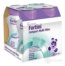 Fortini Compact Multi Fibre s neutrální příchutí 4x125 ml