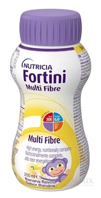 Fortini Multi Fibre pro děti výživa s banánovou příchutí 1x200 ml