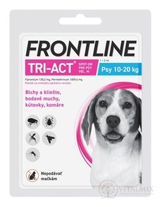 FRONTLINE TRI-ACT Spot-On pro psy M sol (na kůži, psy 10-20 kg) 1x2 ml