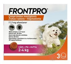 FRONTPRO 11 mg žvýkací tablety pro psy (2 - 4 kg) 1x3 ks
