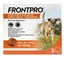 FRONTPRO 28 mg žvýkací tablety pro psy (4 - 10 kg) 1x3 ks