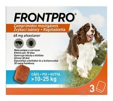 FRONTPRO 68 mg žvýkací tablety pro psy (10 - 25 kg) 1x3 ks