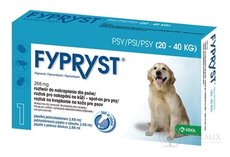 FYPRYST 268 mg PSY 20-40 KG roztok pro kapání na kůži pro psy (pipeta) 1x2,68 ml