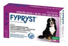 FYPRYST 402 mg PSY NAD 40 KG roztok pro kapání na kůži pro psy (pipeta) 1x4,02 ml
