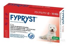 FYPRYST 67 mg PSY 2-10 KG roztok pro kapání na kůži pro psy (pipeta) 1x0,67 ml