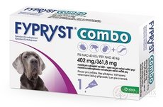 FYPRYST combo 402 mg/361,8 mg PSY NAD 40 KG roztok pro kapání na kůži pro velmi velké psy (pipeta) 1x4,02 ml