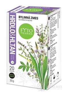 FYTO Bylinná směs NA HRDLO A hltanu 20x1,5 g (30 g)