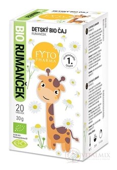 FYTO DĚTSKÝ BIO ČAJ RUMANČEK (od ukončeného 1. týdne) 20x1,5 g (30 g)