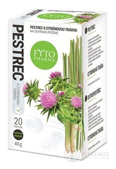 FYTO PESTREC MARIÁNSKÝ S CITRONOVOU TRÁVOU čaj 20x2 g (40g)