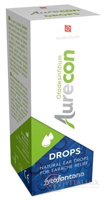 Fytofontana Aurecon DROPS ušní kapky, směs olejů na hygienu ucha (inov.2020) 1x10 ml
