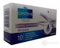 Fytofontana GYNTIMA Menopause Vaginální čípky (inov.2019) 1x10 ks
