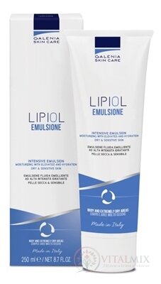 GALENIA LIPIOL EMULSIONE hydratační, zvláčňující emulze 1x250 ml