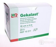 GEKALAST HYDROF. ELAST. FIXAČNÍ OBVAZ 10cmx4m 1x20 ks