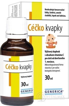 GENERICA Céčko kapky pro děti od dovršeného 1. měsíce, 1x30 ml