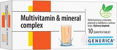 GENERICA Multivitamin &amp; mineral complex tbl eff 1x10 ks
