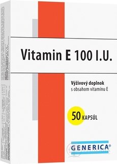 GENERICA Vitamin E 100 IU cps 1x50 ks