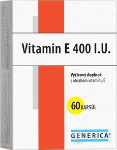 GENERICA Vitamin E 400 IU cps 1x60 ks