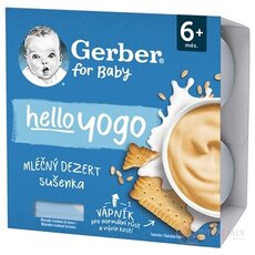 Nestlé YOGOLINO Sušenka dezert (od 6. měsíce) (new pack 2018) 4x100 g (400 g)