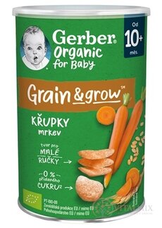 Gerber Organic CHRUMKY Pšeničně-ovesné s mrkví (od ukonč. 10. měsíce) 1x35 g