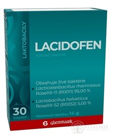 GLENMARK LACIDOFEN cps 1x30 ks