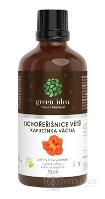 Green Idea KAPUCÍNKA větší bylinný lihový extrakt, kapky 1x50 ml