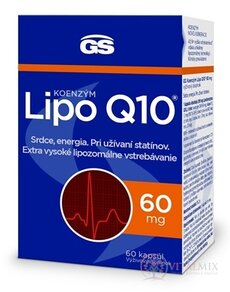 GS Koenzym Lipo Q10 60 mg cps 1x60 ks