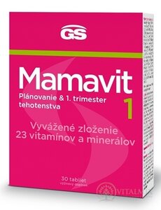GS Mamavit 1, Plánování a 1. trimestr tbl 1x30 ks