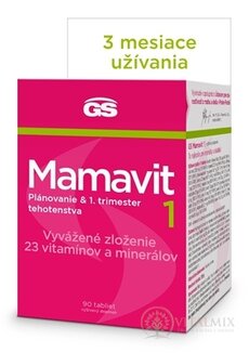 GS Mamavit 1, Plánování a 1. trimestr tbl 1x90 ks