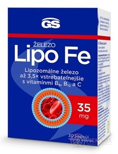 GS Železo Lipo Fe cps 1x30 ks