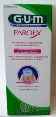 GUM PAROEX (CHX 0,12%) ústní voda 1x300 ml