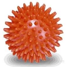 GYMY MASÁŽNÍ MÍČEK - ježek 6 cm oranžová, průměr 6 cm 1x1 ks