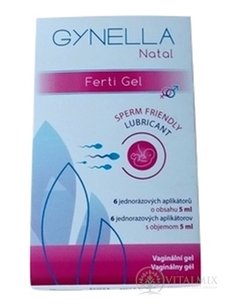 GYNELLA Natal Ferti Gel vaginální gel, jednorázový aplikátor 6x5 ml (30 ml)