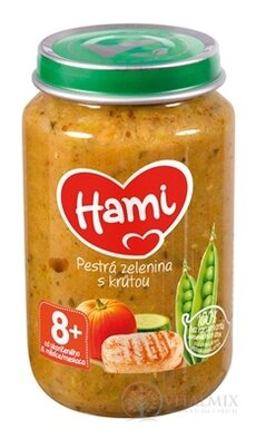 Hami příkrm Pestrá zelenina s krůtou (od ukonč. 8. měsíce) 1x200 g