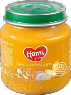 Hami příkrm Zelenina s kuřecími prsy první lžička (od ukonč. 4. měsíce) 1x125 g