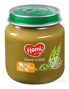 Hami zeleninový příkrm Zelený hrášek první lžička (od ukonč. 4. měsíce) 1x125 g