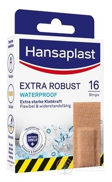 Hansaplast EXTRA ROBUST Waterproof odolná náplast (inov.2021) 1x16 ks