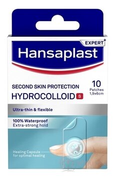 Hansaplast Hydrokoloidní náplast na prsty 1,9x6 cm (Hydrocolloid S Second skin) 1x10 ks