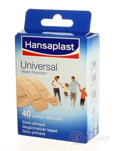 Hansaplast Universal Water resistant voděodolná náplast 1x40 ks